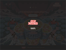 Tablet Screenshot of cupnoodles.com.br